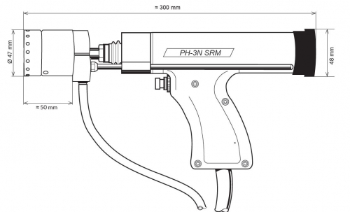 Csaphegesztő pisztoly PH-3N SRM16