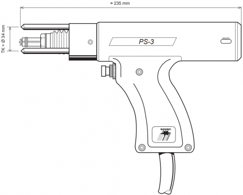 Csaphegesztő pisztoly PS-3