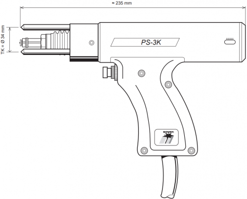 Csaphegesztő pisztoly PS-3K